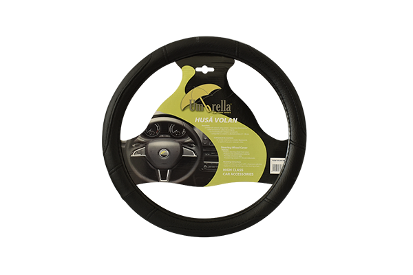 Husa volan SIMPLE NEGRU 37-39 CM - imagine 5