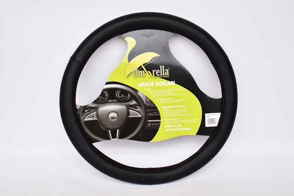 Husa volan NEGRU 37-39 CM - imagine 4