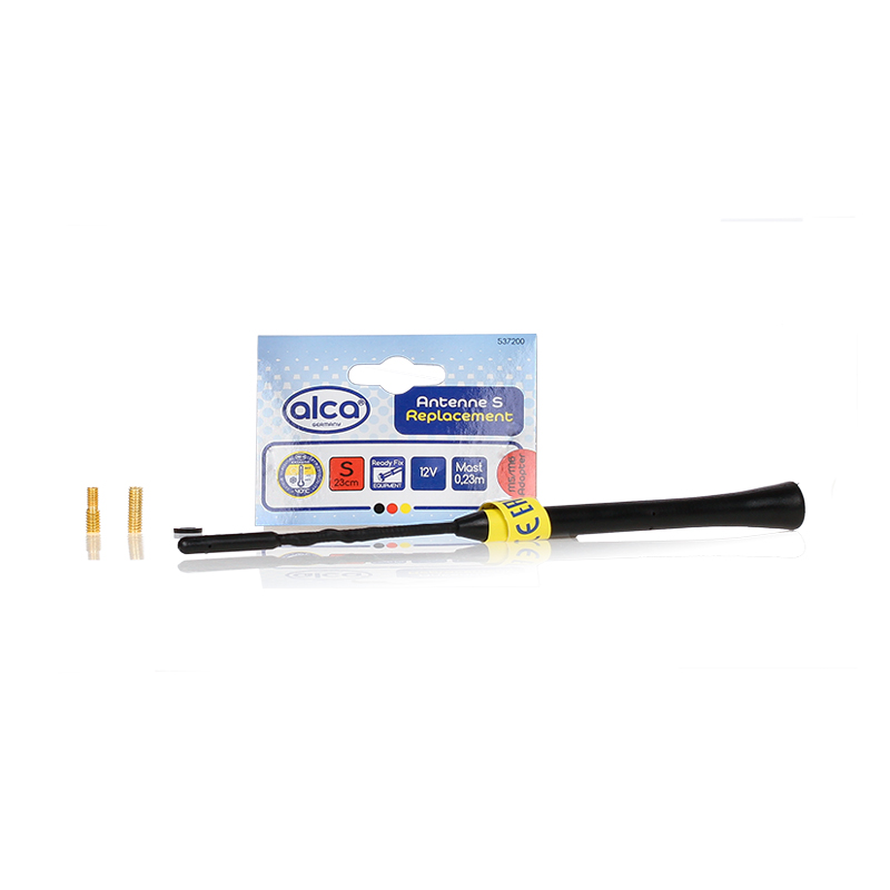 Antena auto exterior neagra 23cm cu 2 adaptoare (5-6mm) - imagine 3