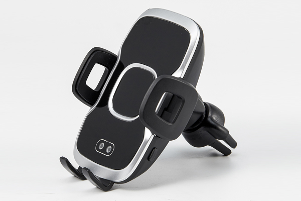 Suport telefon auto smart cu incarcare wireless fast charge si fixare in grila de ventilatie - imagine 2