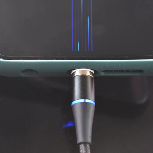 Cablu date incarcare 3IN1 FAST CHARGE 3.0 USB LA MICRO USB/TYPE-C/LIGHTNING 1.5M 3A NEGRU