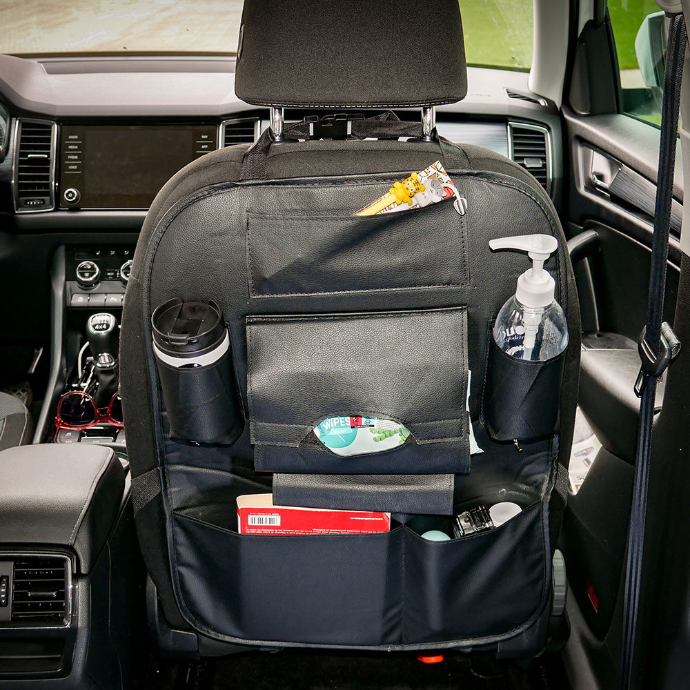 Organizator scaun auto multifunctional negru - imagine 4