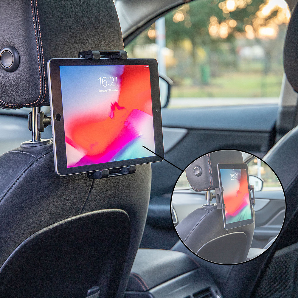 Suport auto premium pentru tableta cu prindere in tetiera - imagine 10