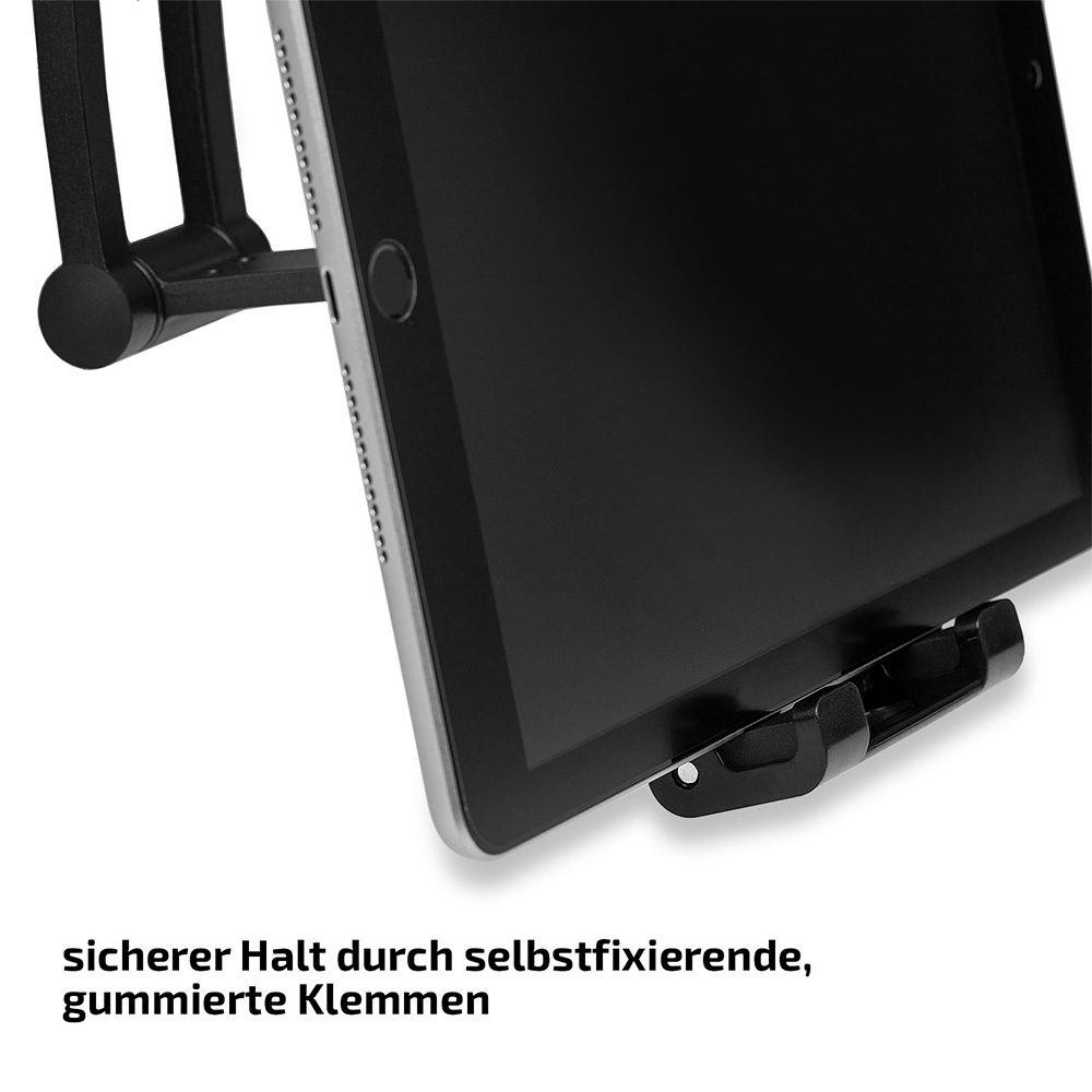Suport auto flexibil premium pentru tableta cu prindere in tetiera - imagine 15