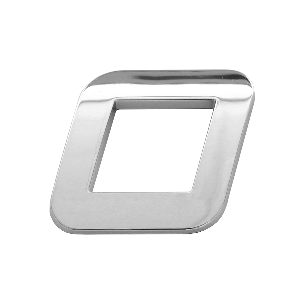 Ornament auto 3D. CIFRA 0 CROMAT 26 MM