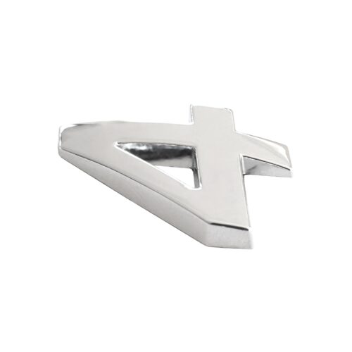 Ornament auto 3D. CIFRA 4 CROMAT 26 MM