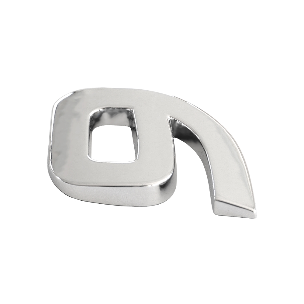 Ornament auto 3D. CIFRA 9 CROMAT 26 MM - imagine 3
