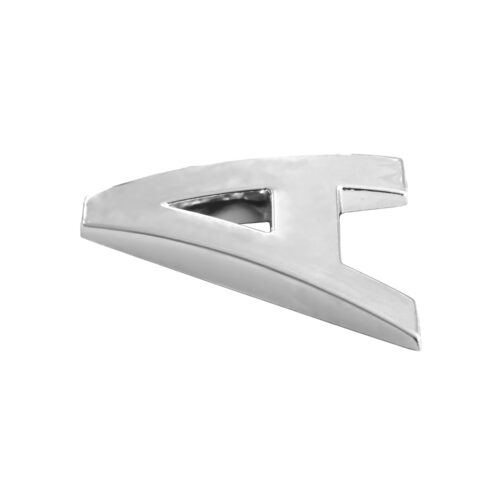Ornament auto 3D. LITERA A CROMAT 26 MM