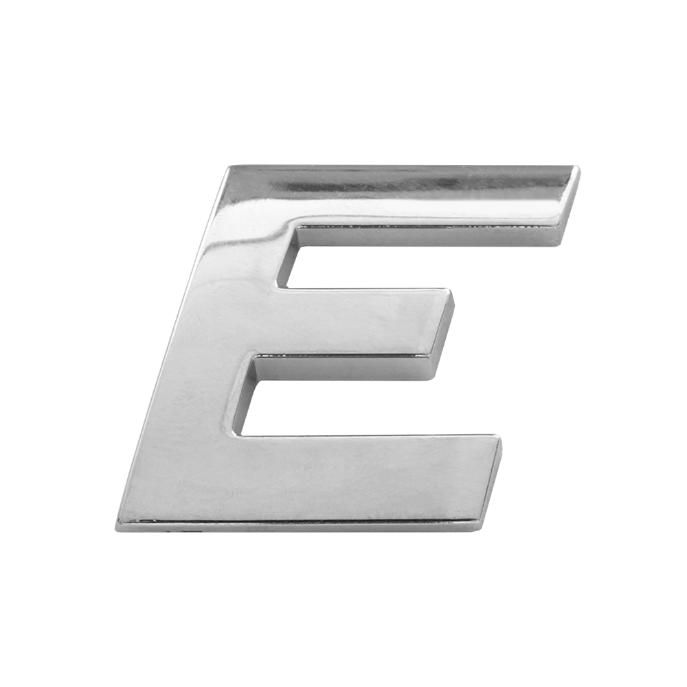 Ornament auto 3D. LITERA E CROMAT 26 MM