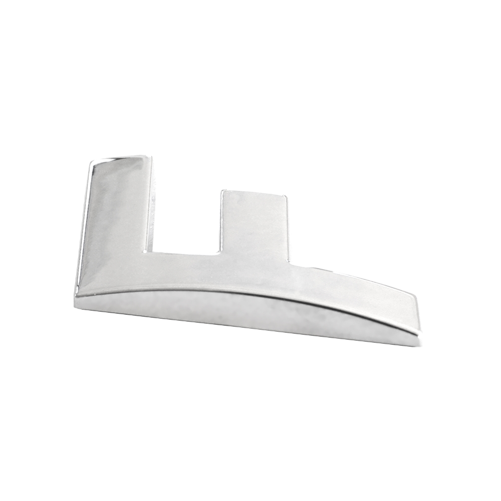 Ornament auto 3D. LITERA F CROMAT 26 MM - imagine 2