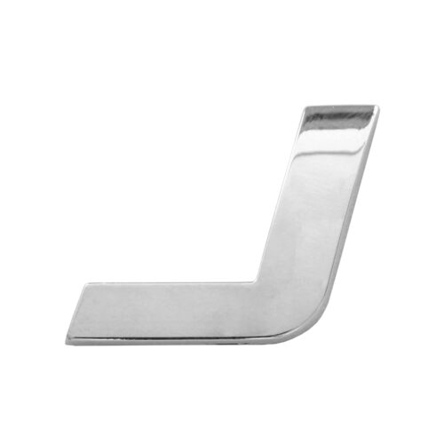 Ornament auto 3D. LITERA J CROMAT 26 MM