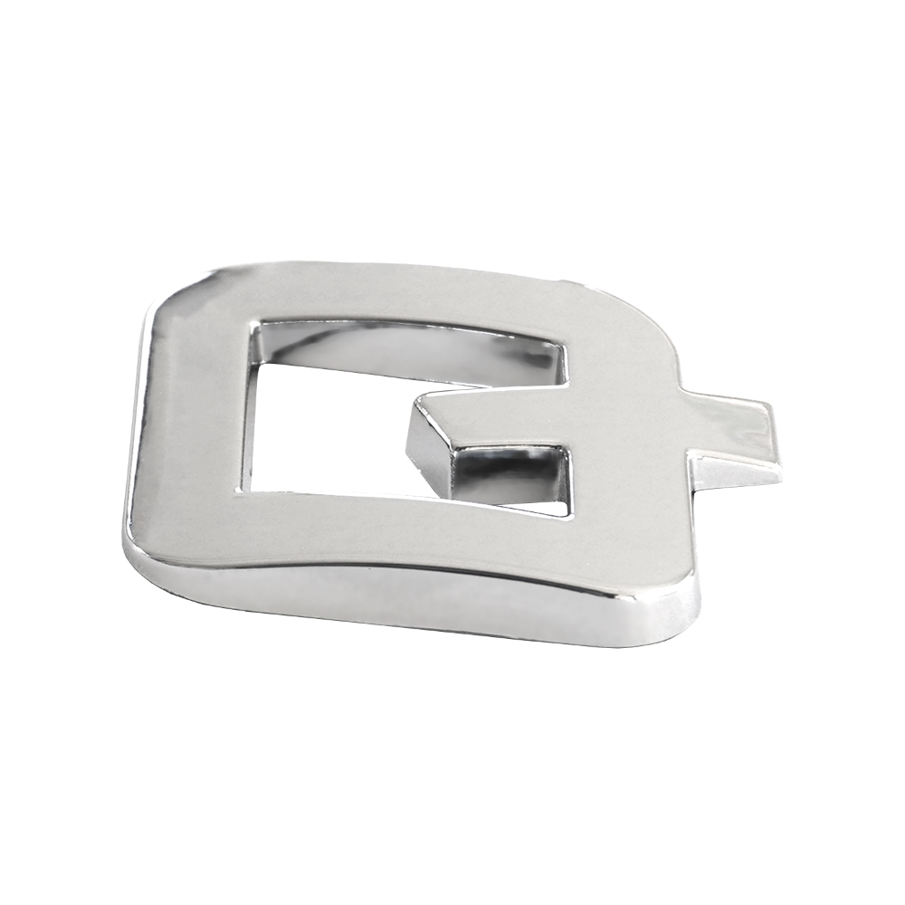 Ornament auto 3D. LITERA Q CROMAT 26 MM - imagine 2