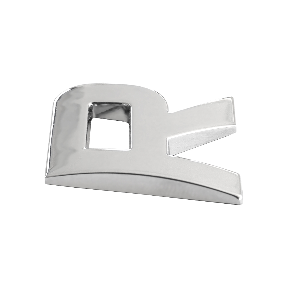Ornament auto 3D. LITERA R CROMAT 26 MM - imagine 3