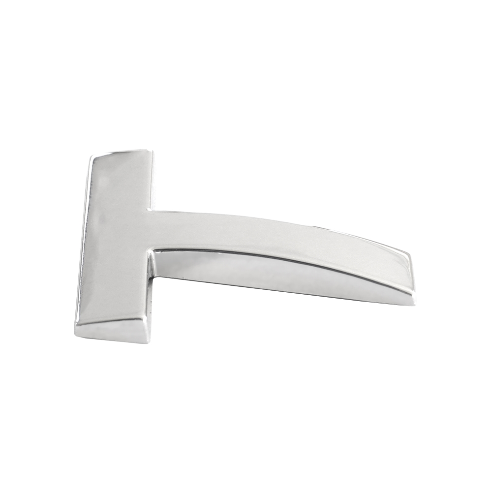 Ornament auto 3D. LITERA T CROMAT 26 MM - imagine 3