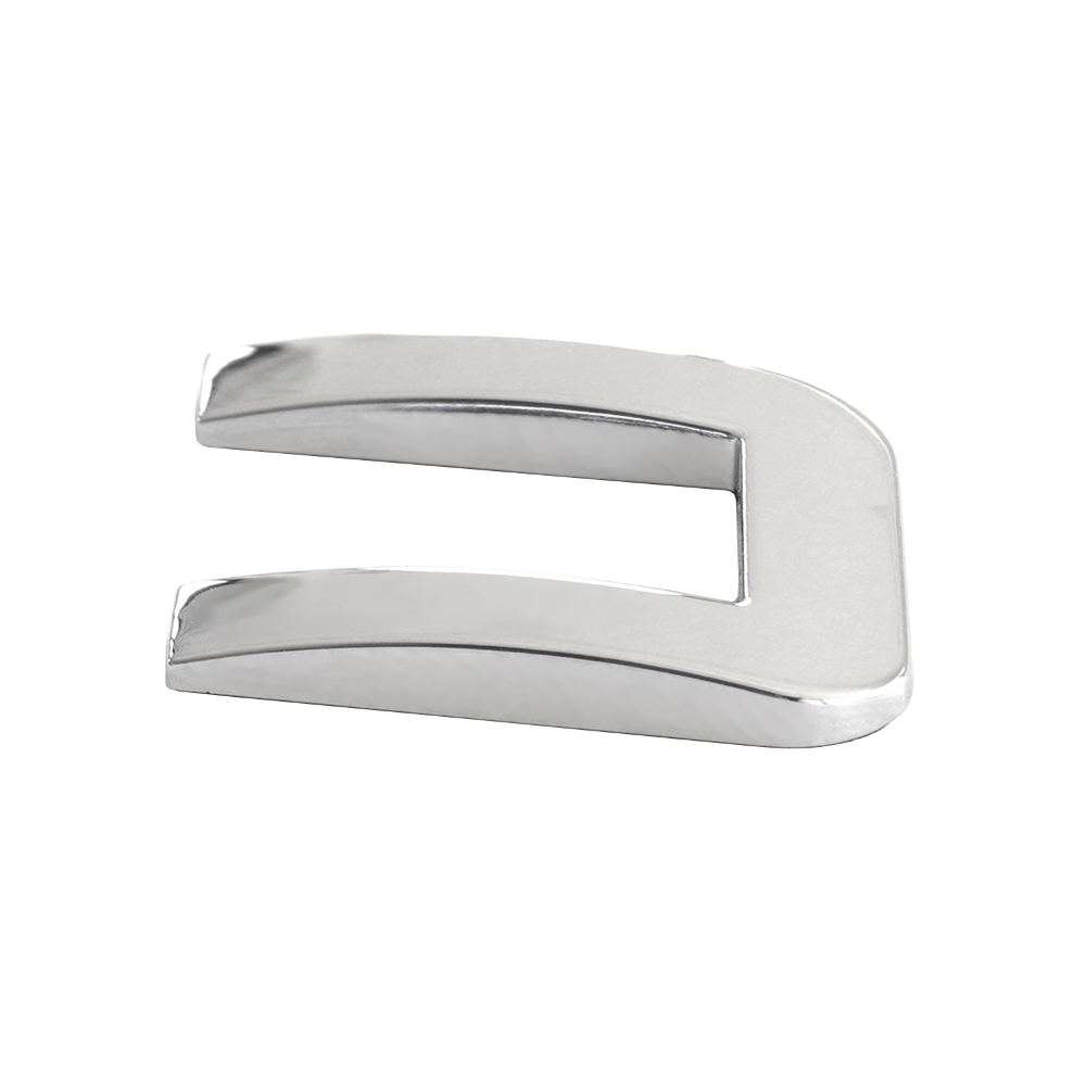 Ornament auto 3D. LITERA U CROMAT 26 MM - imagine 2