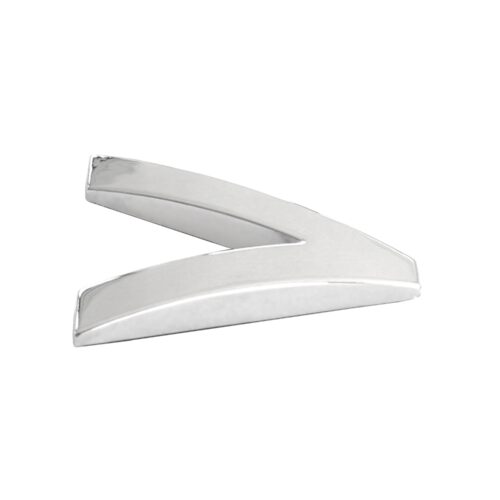 Ornament auto 3D. LITERA V CROMAT 26 MM