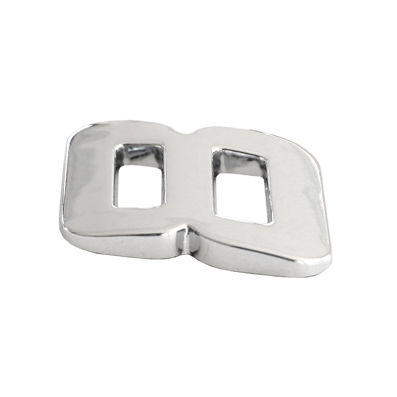 Ornament auto 3D. CIFRA 8 CROMAT 26 MM