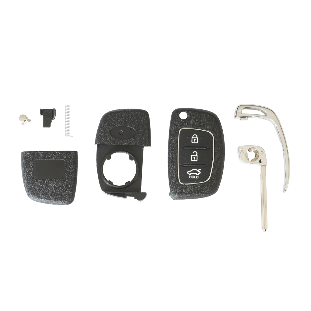 Carcasa cheie contact pentru HYUNDAI I20 , I30, 3 BUTOANE - imagine 3