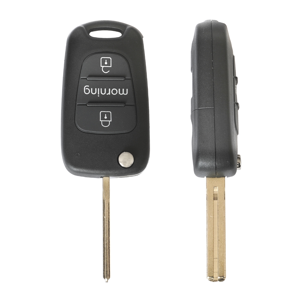 Carcasa cheie contact pentru KIA C'EED , C'EED PRO , MORNING , PICANTO , SPORTAGE, 3 BUTOANE - imagine 2