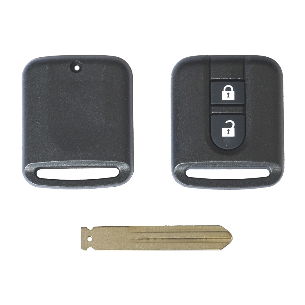 Carcasa cheie contact pentru NISSAN JUKE , MICRA , NAVARA , QASHQAI , X-TRAIL, 2 BUTOANE - imagine 2