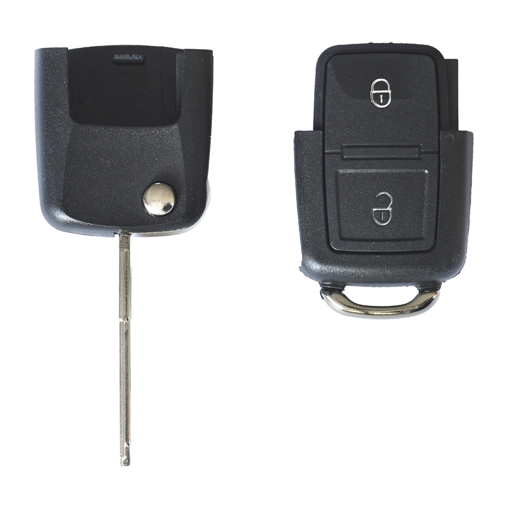 Carcasa cheie contact pentru VOLKSWAGEN JETTA , PASSAT (B5-B6-B7) , POLO , SCIROCCO , TIGUAN, 2 BUTOANE