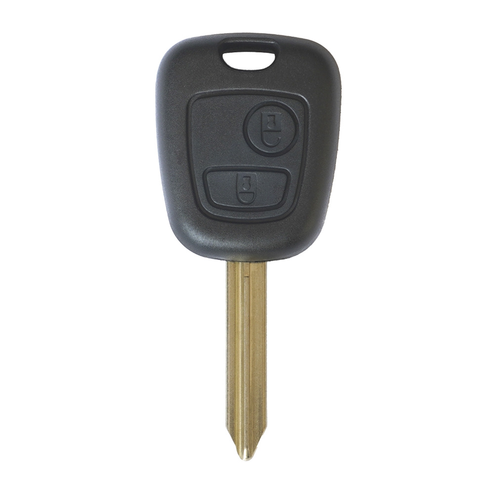 Carcasa cheie contact pentru CITROEN BERLINGO , SAXO , XSARA PICASSO 2 BUTOANE - imagine 2