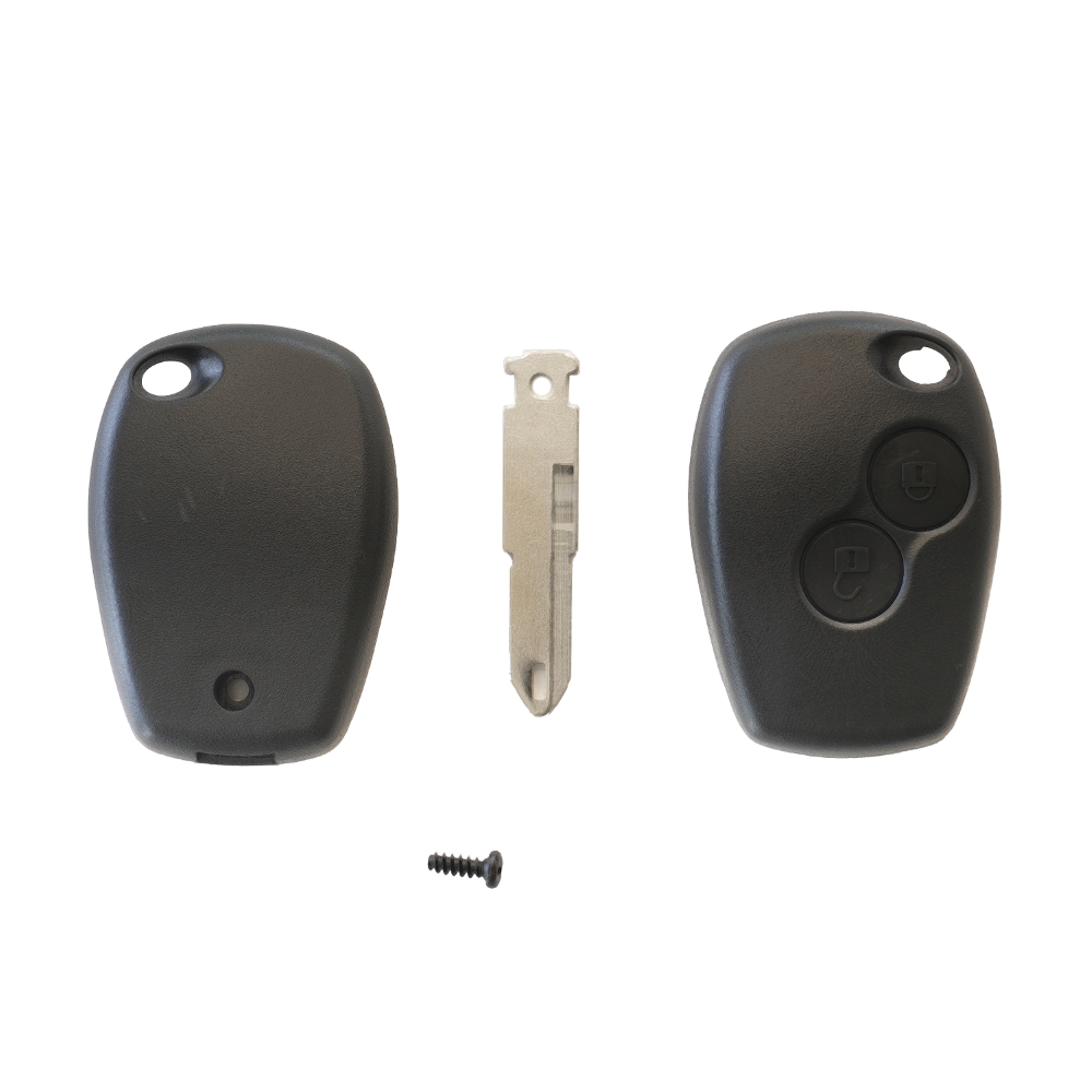 Carcasa cheie contact pentru DACIA LOGAN , SANDERO 2 BUTOANE. CU CHEIE - imagine 2