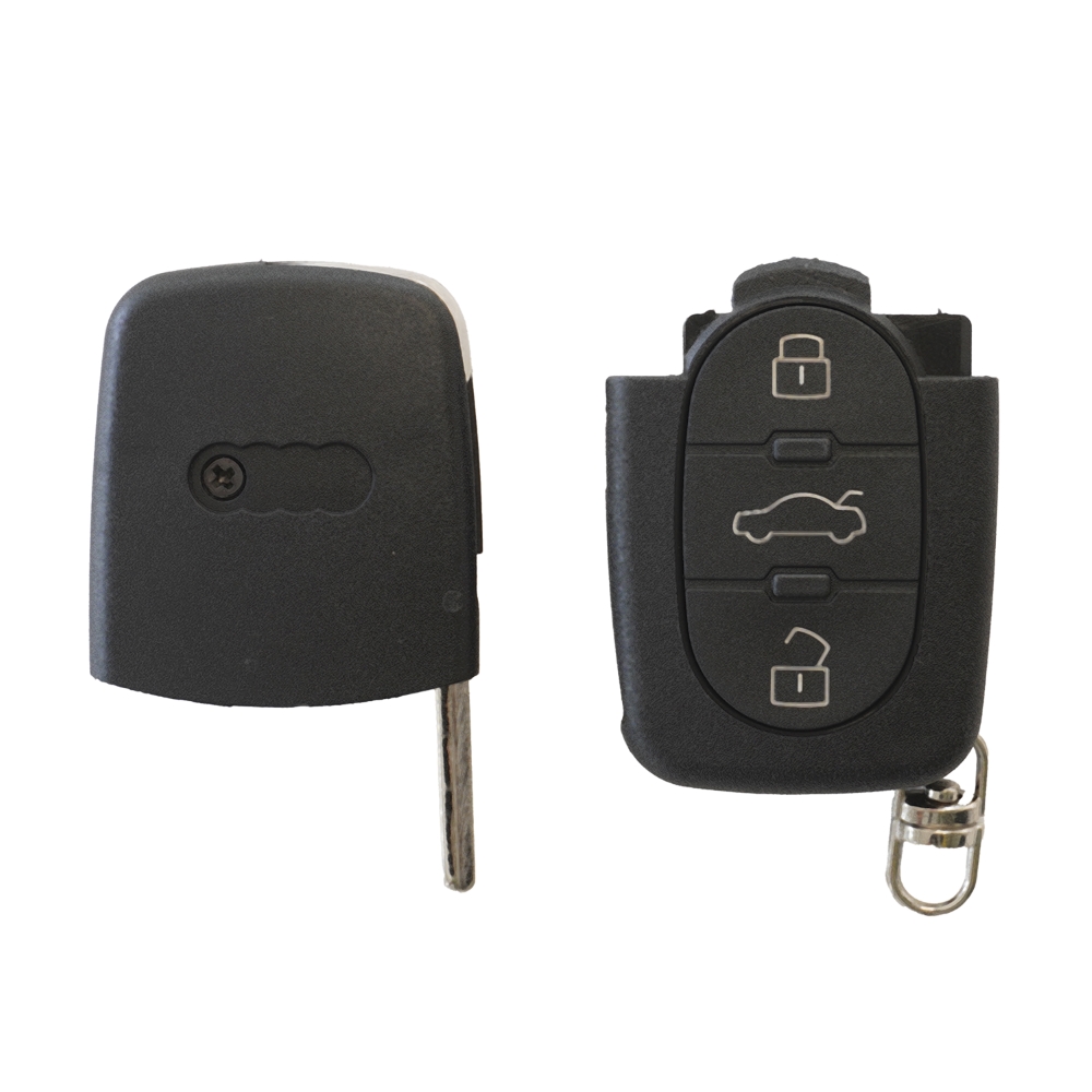 Carcasa cheie contact pentru AUDI A3 , A6 , A8, 3 BUTOANE - imagine 3