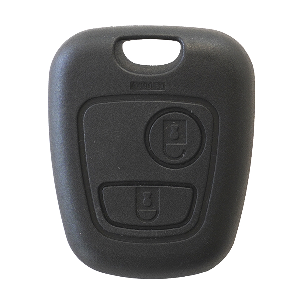 Carcasa cheie contact pentru PEUGEOT 106 , 107 , 206 , 207 , BERLINGO , XSARA PICASSO , SAXO, 2 BUTOANE, FARA CHEIE