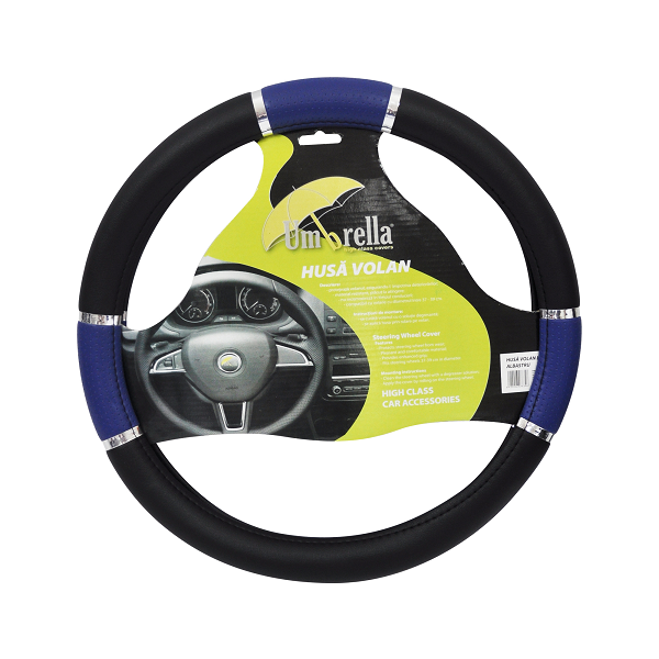 Husa volan LUX ALBASTRU 37-39 CM - imagine 6