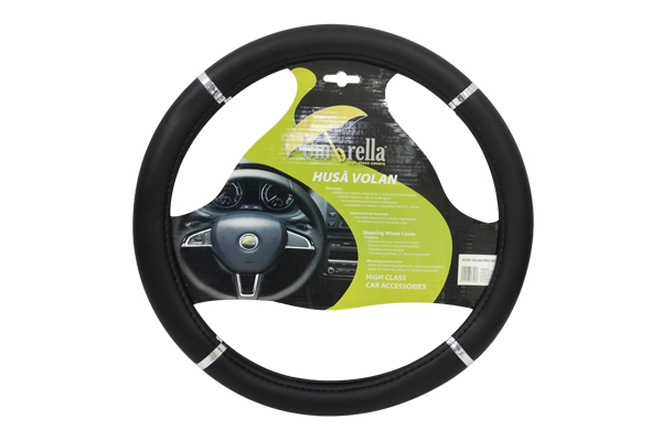 Husa volan PRO NEGRU 37-39 CM - imagine 5