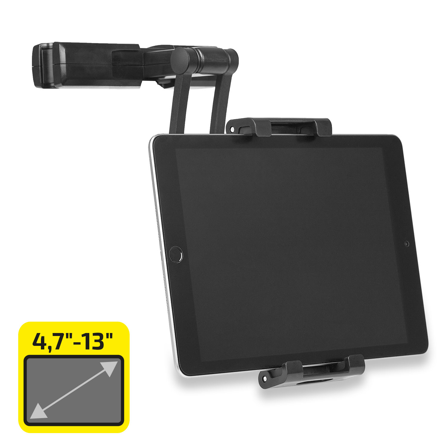 Suport auto flexibil premium pentru tableta cu prindere in tetiera - imagine 21