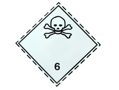 Autocolant de avertizare ADR 6,1