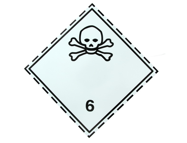 Autocolant de avertizare ADR 6,1