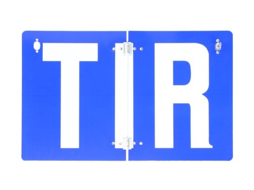 Semn de avertizare TIR, rabatabil