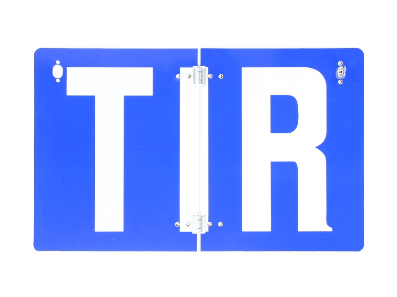 Semn de avertizare TIR, rabatabil