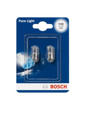 Set 2 bucati bec T4W 12V 4W, BA9S