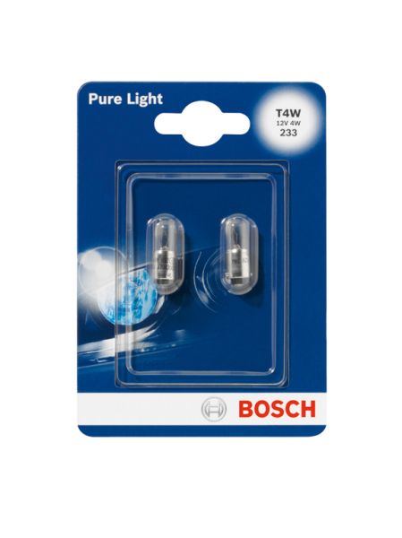 Set 2 bucati bec T4W 12V 4W, BA9S