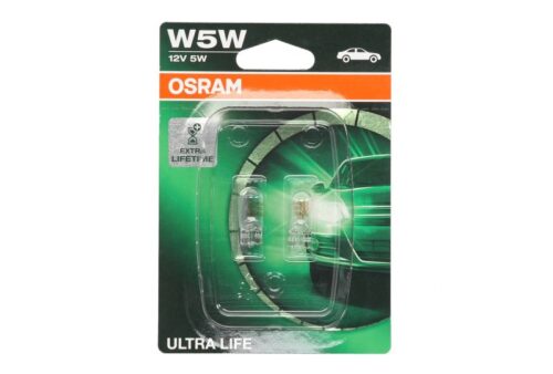 Set 2 bucati bec W5W 12V 5W, W2,1X9,5D