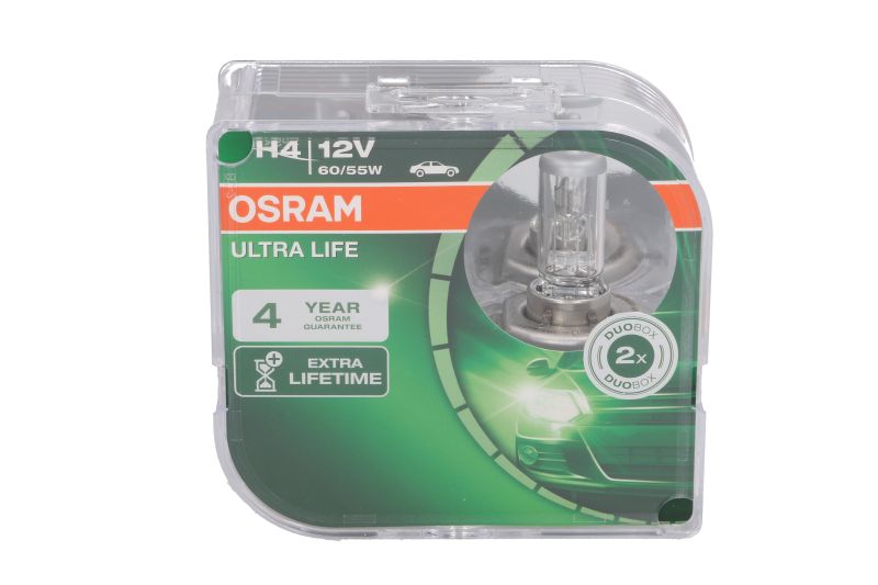 Set 2 bucati bec H4 12V 60/55W, P43T