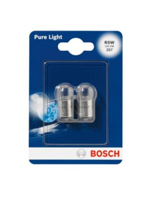 Set 2 bucati bec R5W 12V 5W, BA15S