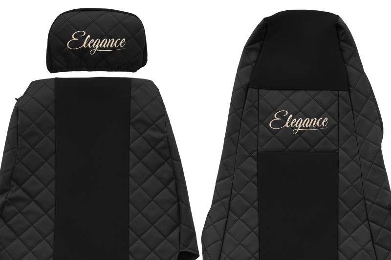 Huse scaune camion Scania FX03 Negru - imagine 3