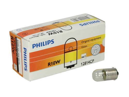 Set 10 bucati bec R10W 12V 10W, BA15S