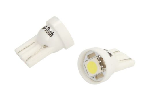 Set 2 bucati bec W5W 12V, 0.24w, culoare alb