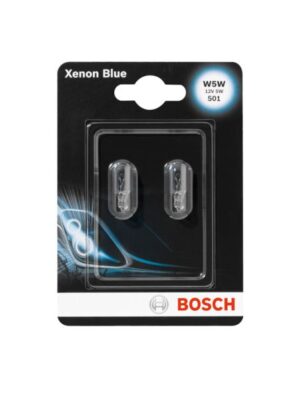 Set 2 bucati bec W5W 12V 5W, W2,1X9,5D Xenon Blue