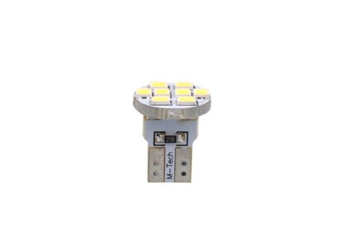 Set 2 bucati bec W5W 12V, 0.64w, culoare alb