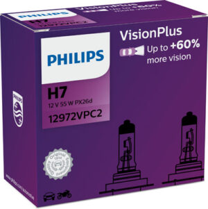 Set 2 bucati bec H7 12V 55W, PX26D