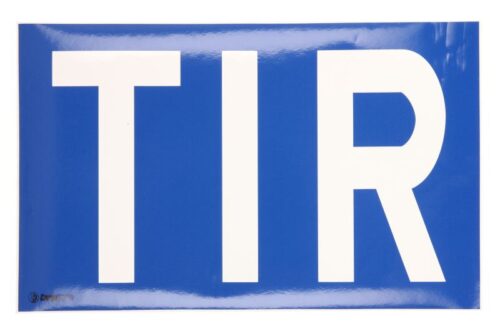 Autocolant de avertizare TIR