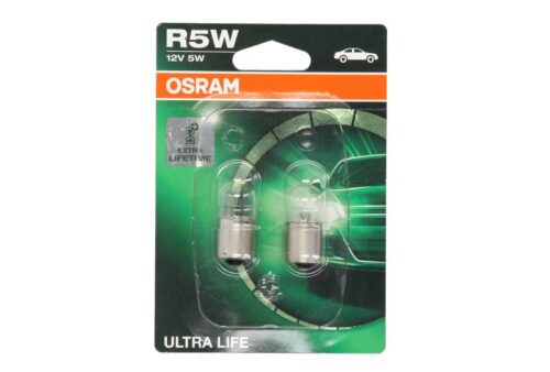 Set 2 bucati bec R5W 12V 5W, BA15S