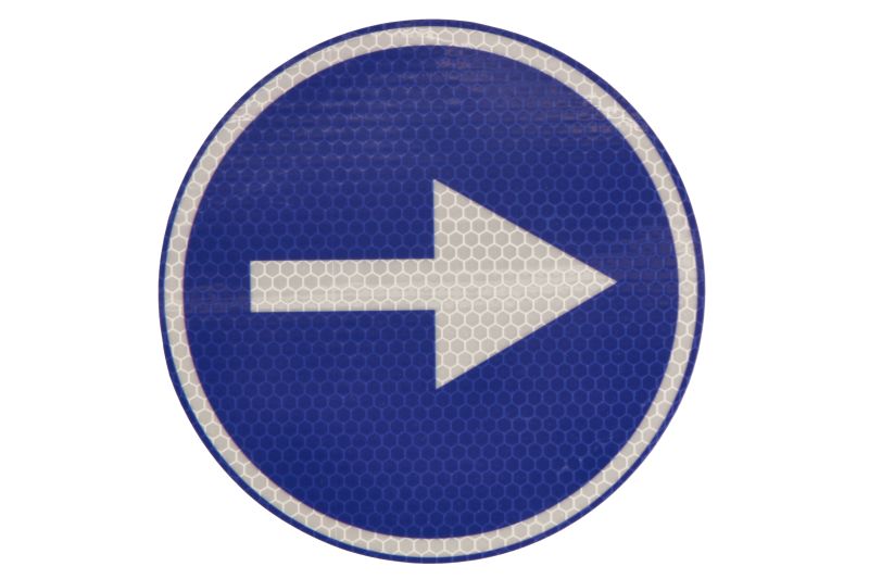Autocolant de avertizare diametru 20 cm